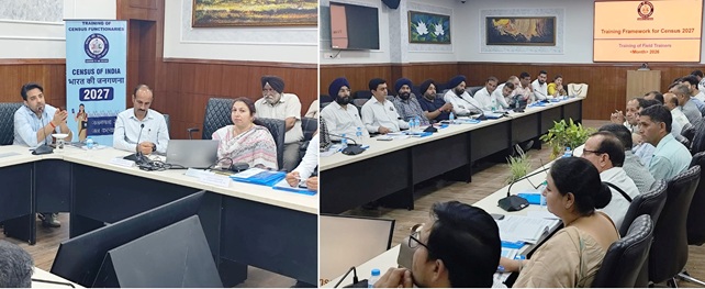 'Vidhur Shekhar, ADC, Jammu for maintaining accuracy of data & timely completion of census 2027 activities'